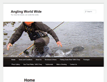 Tablet Screenshot of anglingworldwide.com